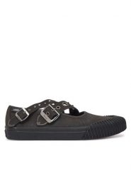 Vans Półbuty Mary Jane Straps VN000D9AHJ31 Szary. Szare półbuty wsuwane Vans, bez wzorów, ze skóry, bez obcasa, na płaskiej podeszwie. Za 399.99 zł.