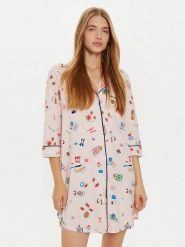 Kate Spade Koszula nocna KSI32712 Różowy Regular Fit. Czerwone koszule nocne Kate Spade, s, bez wzorów, z syntetyku, bez ramiączek. Za 339.99 zł.
