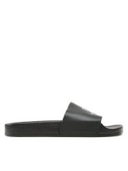 Alpha Industries Klapki Slider 106956 Czarny. Czarne klapki Alpha Industries, bez wzorów, ze skóry, bez obcasa, bez zapięcia. Za 139.99 zł.