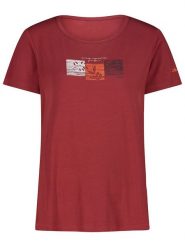 CMP Koszulka funkcyjna w kolorze bordowym rozmiar: 36. Czerwone t-shirty sportowe CMP, bez wzorów, z materiału, bez ramiączek, outdoorowe. Za 86.23 zł.