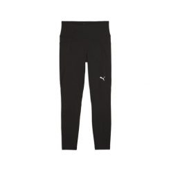 Damskie legginsy TAD ESSENTIALS o długości 7/8 PUMA Black. Czarne legginsy Puma, bez wzorów, sportowe. Za 179.00 zł.
