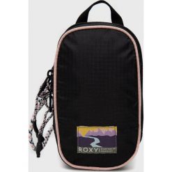 Roxy saszetka 4202329090 kolor czarny. Czarne nerki i saszetki Roxy, bez wzorów, bez dodatków. W wyprzedaży za 99.99 zł.