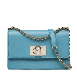 Torebka Furla. Niebieskie kopertówki Furla, bez wzorów, wizytowe, bez dodatków. Za 1,279.00 zł.