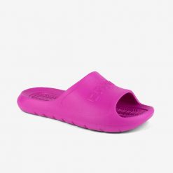 Damskie klapki Coqui Viki, Coquiair, orchid dusk. Czerwone klapki Coqui, bez wzorów, z materiału, bez obcasa, na płaskiej podeszwie, bez zapięcia. Za 125.99 zł.