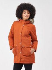 Regatta Parka "Shiloh" w kolorze pomarańczowym rozmiar: 38. Pomarańczowe płaszcze Regatta, bez wzorów, bez kaptura. Za 269.18 zł.