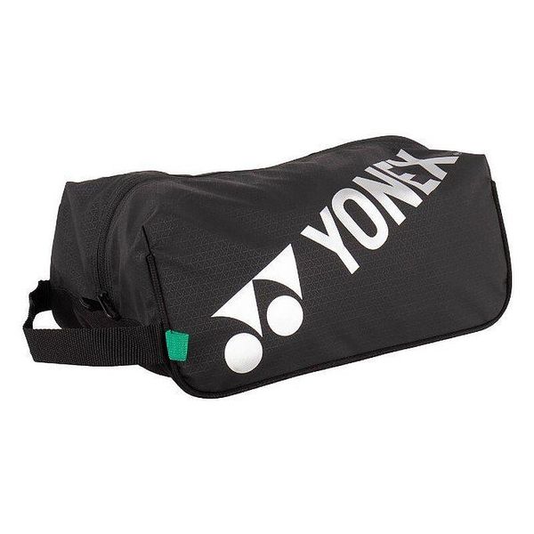 Torba na buty sportowe Yonex Team Shoe Case. Czarne buty treningowe YONEX, bez wzorów, z materiału. Za 75.00 zł.