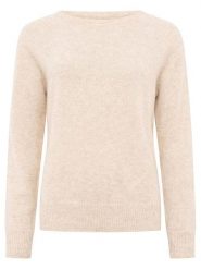 Zwillingsherz Kaszmirowy sweter w kolorze beżowym rozmiar: XL. Brązowe swetry Zwillingsherz, xl, bez wzorów, z kaszmiru, bez ramiączek. Za 432.95 zł.