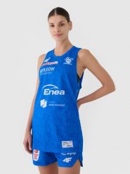 4F Koszulka meczowa replika wyjazdowa z sezonu 2024/25 damska 4F x Enea AZS Gorzów Wielkopolski - multikolor M. T-shirty sportowe 4f, m, bez wzorów, z dzianiny, bez ramiączek, na fitness i siłownię. Za 199.99 zł.