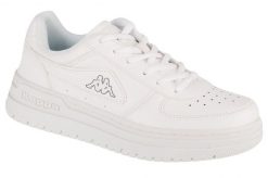 Buty sportowe Sneakersy damskie, Bash DLX. Białe buty treningowe Kappa, bez wzorów, z materiału, przed kostkę, bez zapięcia, trekkingowe. Za 159.99 zł.
