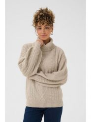 Kaffe Golf w kolorze beżowym rozmiar: XS. Brązowe swetry Kaffe, xs, bez wzorów, bez ramiączek. Za 173.99 zł.