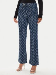 Marciano Guess Jeansy Bea 4YGA04 7145A Granatowy Regular Fit. Niebieskie jeansy Marciano Guess, z aplikacjami, z bawełny. Za 949.99 zł.