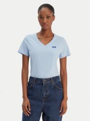 HUGO T-Shirt Classic 50513667 Niebieski Slim Fit. Niebieskie t-shirty Hugo, l, bez wzorów, z bawełny, bez kołnierzyka, bez ramiączek. Za 199.99 zł.