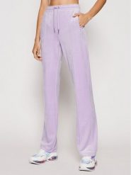 Juicy Couture Spodnie dresowe Tina JCAPW045 Fioletowy Regular Fit. Fioletowe spodnie dresowe Juicy Couture, bez wzorów, z dresówki. Za 309.99 zł.