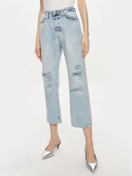 Please Jeansy P70UCJGW7U Niebieski Straight Fit. Niebieskie jeansy Please, s, bez wzorów, z bawełny. Za 229.99 zł.