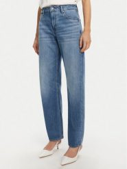 BOSS Jeansy Daelya 50538602 Niebieski Relaxed Fit. Niebieskie jeansy Boss, bez wzorów, z bawełny. Za 589.99 zł.