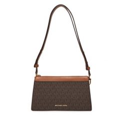Torebka MICHAEL Michael Kors. Brązowe listonoszki MICHAEL Michael Kors, bez wzorów, bez dodatków. Za 599.99 zł.