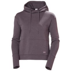 Bluza damska Helly Hansen Lifa Tech Lite. Fioletowe bluzy Helly Hansen, bez wzorów, bez ramiączek, bez kaptura. Za 390.50 zł.