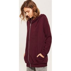 Długa bluza z kapturem - Bordowy. Bluzy marki DOMYOS. W wyprzedaży za 39.99 zł.