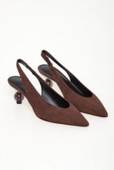 Czółenka zamszowe Pasticcino Orma WEEKEND MAX MARA. Czółenka Weekend Max Mara, bez wzorów, z zamszu, bez obcasa, na szpilce, bez zapięcia. Za 1,879.00 zł.