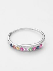 DIAMANTA Złoty pierścionek "Passion Scintillante" z diamentami rozmiar: 52. Szare pierścionki DIAMANTA, z cyrkonią, złote. Za 1,304.99 zł.