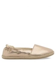 Jenny Fairy Espadryle KAYLA WSK1609-05 Złoty. Żółte espadryle Jenny Fairy, bez wzorów, z materiału, bez obcasa. Za 59.99 zł.