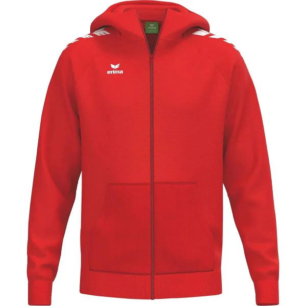 Bluza z kapturem Erima CMPT Wings. Niebieskie bluzy Erima, m, bez wzorów, z bawełny, bez ramiączek, z kapturem. Za 249.00 zł.