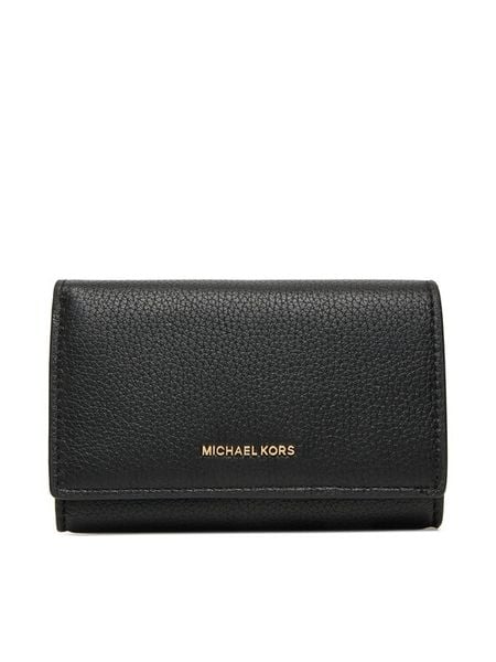 MICHAEL Michael Kors Portfel 32T5GJ6D9L Czarny. Czarne portfele MICHAEL Michael Kors, bez wzorów, ze skóry. Za 669.99 zł.