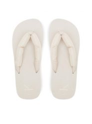 Calvin Klein Jeans Japonki Beach Sandal Flatform Ttxr Satin YW0YW01723 Beżowy. Brązowe japonki Calvin Klein Jeans, bez wzorów, z jeansu. Za 139.99 zł.