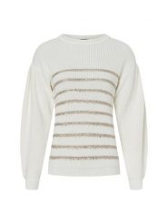 More & More Sweter z dzianiny Kobiety Sztuczne włókno beżowy, 34. Brązowe swetry More & More, bez wzorów, z dzianiny, eleganckie, bez ramiączek. Za 229.95 zł.