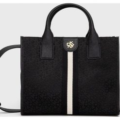 Dkny torebka kolor czarny. Czarne shopper bag DKNY, bez wzorów, na ramię, bez dodatków. W wyprzedaży za 729.99 zł.