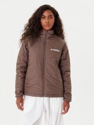 Adidas Kurtka zimowa Terrex Multi JN0812 Brązowy Regular Fit. Brązowe kurtki adidas, na zimę, xl, bez wzorów, z syntetyku, bez kaptura. Za 569.99 zł.