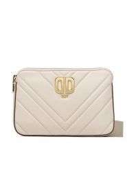 DKNY Torebka Delphine Dbl Zip Cbo R23EBG29 Écru. Listonoszki DKNY, bez wzorów, ze skóry, bez dodatków. Za 1,349.00 zł.
