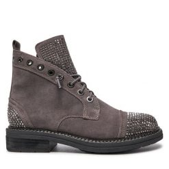 Botki Alma En Pena. Szare botki Alma En Pena, bez wzorów, bez obcasa, na płaskiej podeszwie, bez zapięcia. Za 399.99 zł.