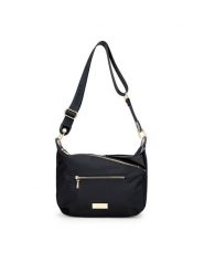 Monnari Torebka TORIMP0-24Z-BAG4690-K020 Czarny. Czarne listonoszki Monnari, bez wzorów, ze skóry, bez dodatków. Za 229.99 zł.