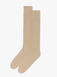 Długie beżowe skarpetki z bawełny. Brązowe skarpetki Ryłko, bez wzorów, z bawełny. Za 34.99 zł.