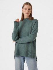 Vero Moda Sweter 10269229 Zielony Regular Fit. Zielone swetry Vero Moda, xs, bez wzorów, z syntetyku, bez ramiączek. Za 159.99 zł.