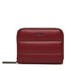 Portfel Calvin Klein. Czerwone portfele Calvin Klein, bez wzorów. Za 299.99 zł.