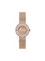 Guess Zegarek GW0550L3 Różowe złoto. Czerwone, analogowe zegarki Guess, złote. Za 769.99 zł.
