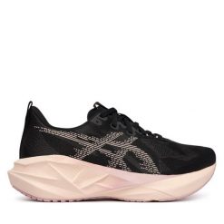 Buty do biegania Asics. Czarne buty do biegania ASICS, bez wzorów, bez zapięcia, do biegania. Za 679.99 zł.