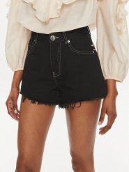 Pinko Szorty jeansowe Honey 103627 A1VD Czarny Regular Fit. Czarne szorty Pinko, bez wzorów, z bawełny. Za 639.99 zł.