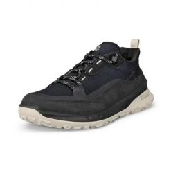 Buty do chodzenia damskie Ecco Ult-trn Low. Czarne buty trekkingowe ECCO, z jeansu, bez zapięcia. Za 799.00 zł.