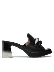 Hispanitas Klapki Soho-V23 HV232574 Czarny. Czarne klapki Hispanitas, bez wzorów, ze skóry, bez obcasa, bez zapięcia. Za 339.99 zł.