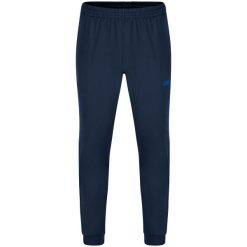 Damskie spodnie dresowe Jako polyester Challenge. Niebieskie spodnie dresowe JAKO, bez wzorów, z dresówki, do piłki nożnej. Za 148.50 zł.