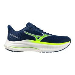 Buty do biegania Mizuno Wave Inspire 22. Niebieskie buty do biegania Mizuno, bez wzorów, bez zapięcia, do biegania, mizuno wave. Za 675.00 zł.