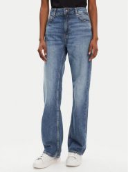 BOSS Jeansy C_Ada 50542481 Granatowy Straight Fit. Niebieskie jeansy Boss, bez wzorów, z bawełny. Za 549.99 zł.