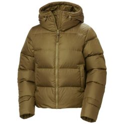 Damska kurtka z kapturem Helly Hansen Essence Down. Brązowe kurtki Helly Hansen, bez wzorów, z puchu, z kapturem. Za 1,059.60 zł.