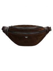 Wojas Skórzana saszetka w kolorze ciemnobrązowym - 23 x 13 x 7 cm rozmiar: onesize. Brązowe nerki i saszetki Wojas, bez wzorów, z materiału, sportowe, bez dodatków. Za 232.95 zł.