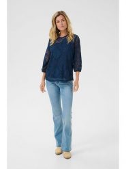 Cream Bluzka w kolorze granatowym rozmiar: 38. Niebieskie bluzki Cream, bez wzorów, bez kołnierzyka, bez ramiączek. Za 113.63 zł.
