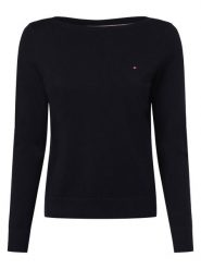 Tommy Hilfiger Sweter Kobiety niebieski, M. Niebieskie swetry Tommy Hilfiger, m, bez wzorów, z dzianiny, eleganckie, bez ramiączek. Za 489.95 zł.
