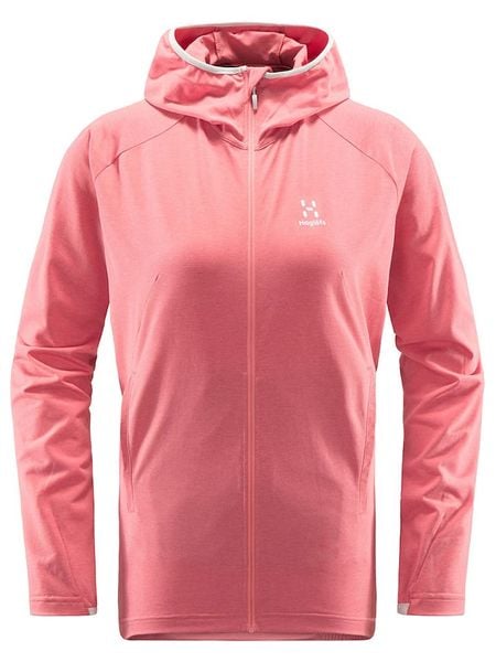 Haglöfs Kurtka polarowa "Mirre" w kolorze jasnoróżowym rozmiar: S. Różowe kurtki Haglöfs, s, bez wzorów, z materiału, bez kaptura. Za 302.35 zł.